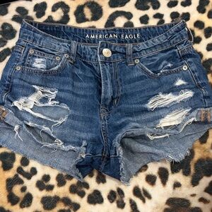 American Eagle Outfitters Ripped Denim Shorts